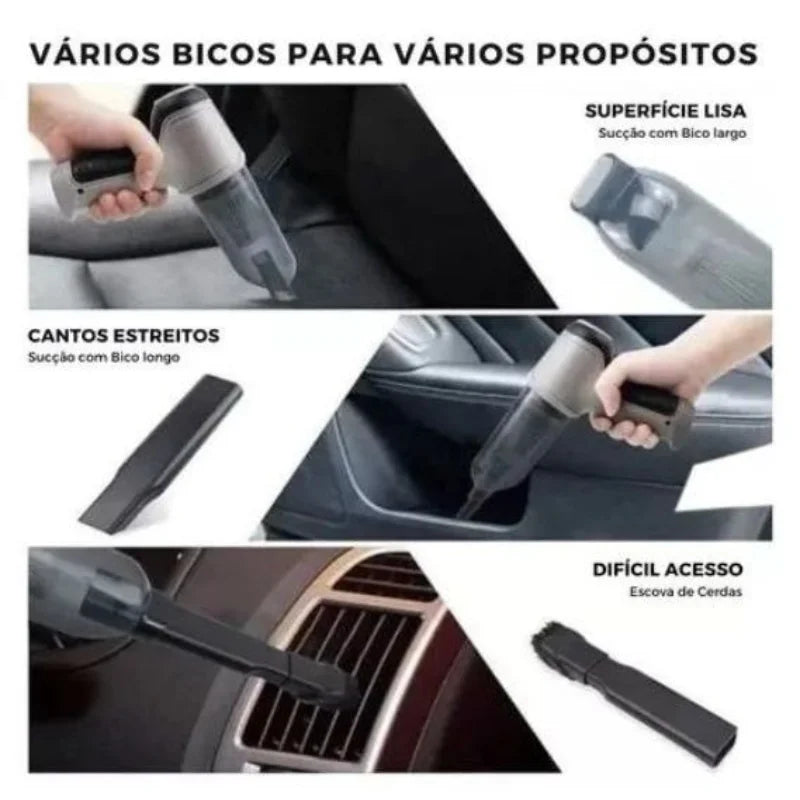 TurboClean – O Aspirador Portátil 3 em 1 Que Revoluciona a Limpeza!