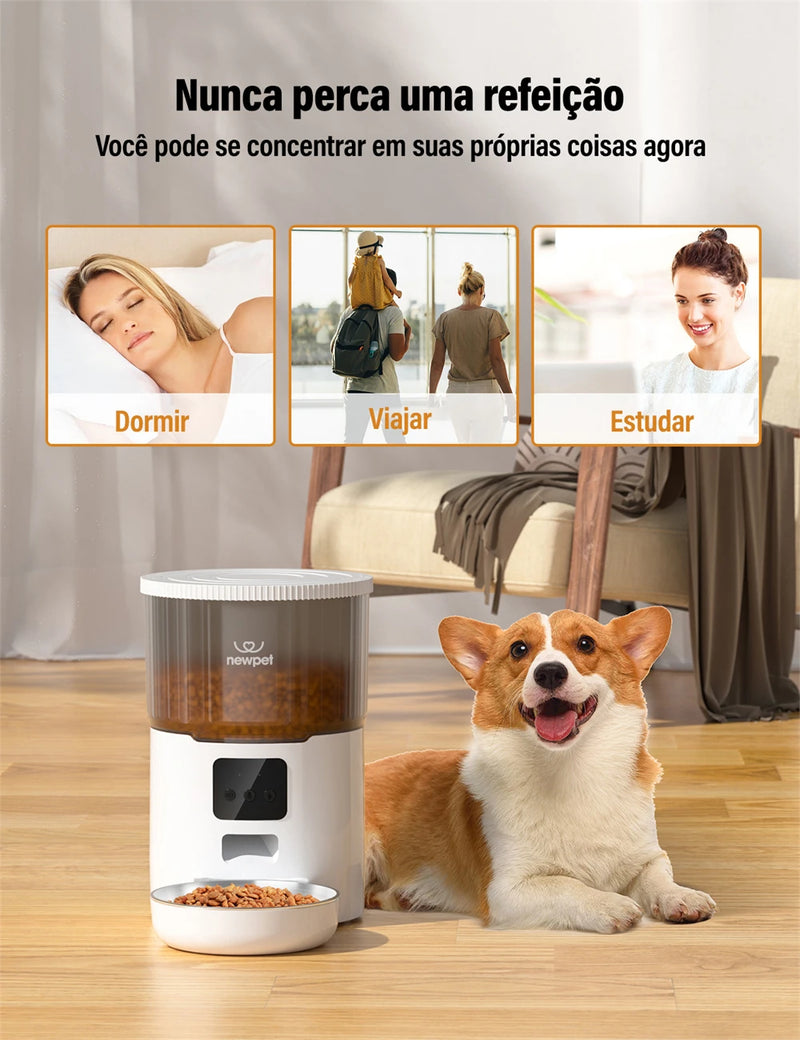 Alimentador Automático Inteligente para Pets – Eficiência e Segurança na Alimentação do seu Animal