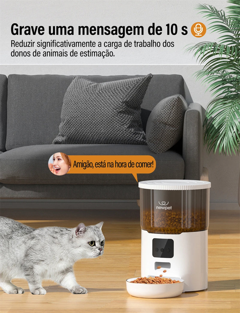 Alimentador Automático Inteligente para Pets – Eficiência e Segurança na Alimentação do seu Animal