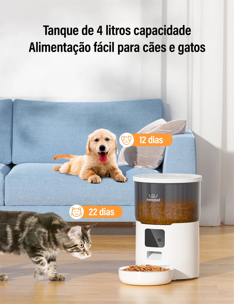 Alimentador Automático Inteligente para Pets – Eficiência e Segurança na Alimentação do seu Animal